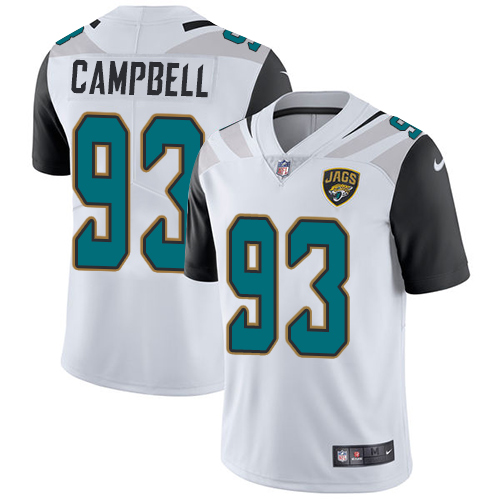 2019 Men Jacksonville Jaguars #93 Campbell white Nike Vapor Untouchable Limited NFL Jersey->women nfl jersey->Women Jersey